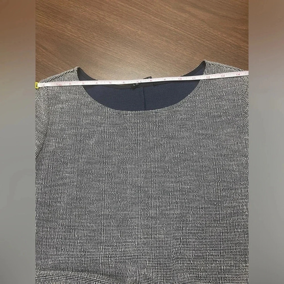 Theory Plentiful Mimi H Tweed Dress Navy M - Picture 11 of 13